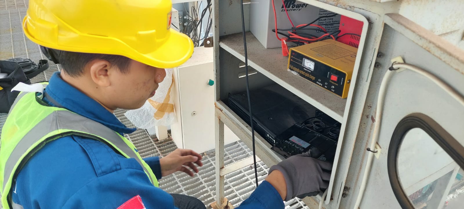 Maintenance Koneksi Jaringan Repeater / Base Station di Lokasi